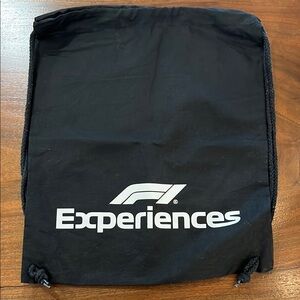 F1 Experience Exclusive Black Drawstring Bag